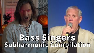 Bass singers subharmonic compilation Bb1B0 [upl. by Asi]