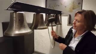 Learning about bells at the Grassmayr Bell Foundry museum [upl. by Jonette]