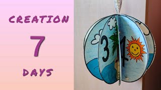 Creation  7 Days Craft  Gods Creation [upl. by Ripleigh]