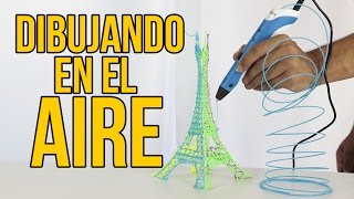 Cómo dibujar en el AIRE  LÁPIZ 3D ¿MERECE LA PENA Experimentos Caseros [upl. by Relyat575]