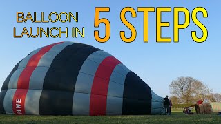 5 STEPS to a successful hot air balloon setup [upl. by Aneetsirk]