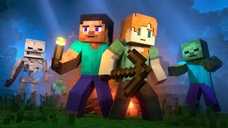 SURVIVAL LIFE FULL MOVIE Minecraft Animation [upl. by Rind208]