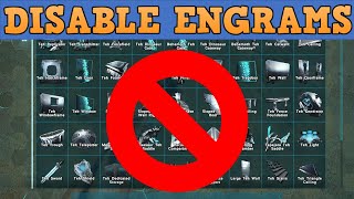 How to Disable Engrams on your Ark Survival Evolved Server [upl. by Brodsky]