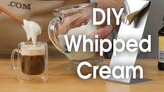 DIY whipped cream in 60 seconds [upl. by Novart136]