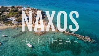 Naxos  Greece trip to the Cyclades Naxos guide from the air [upl. by Joses]