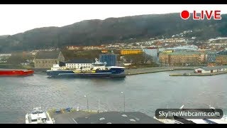 Live Webcam Bergen  Norway [upl. by Krystin]