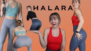 HALARA LEGGINGS TRYON HAUL  REVIEW [upl. by Chung]