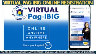 VIRTUAL PAGIBIG ONLINE REGISTRATION [upl. by Hanforrd]