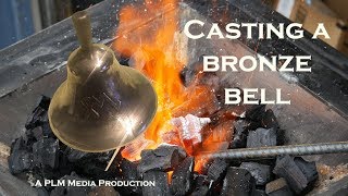 Casting a bronze bell [upl. by Farica]