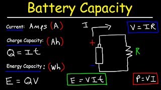 Battery Capacity  AmpHours mAh and WattHours [upl. by Noam]