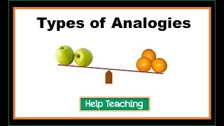 Types of Analogies  Vocabulary Lesson for Students [upl. by Howzell]