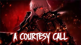 【Nightcore】→ Courtesy Call  Female Cover   Lyrics [upl. by Arvell]