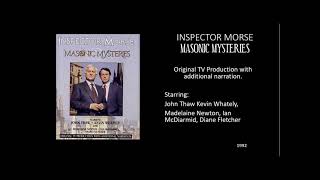 Inspector Morse  Masonic Murders  Original TV Adaptation Audiobook [upl. by Eicaj]