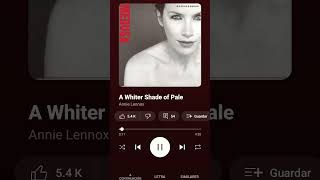 ANNIE LENNOX A Whiter Shade of Pale [upl. by Mahoney]