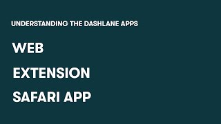 Understanding the different Dashlane apps [upl. by Levitan700]