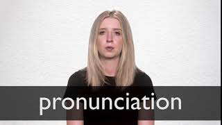 How to pronounce PRONUNCIATION in British English [upl. by Center]