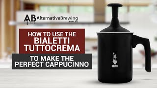 How to Use the Bialetti Tuttocrema Milk Frother [upl. by Veneaux]