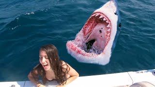 12 Shocking Shark Attacks Caught On Camera [upl. by Minta]