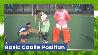 Basic Goalie Body Position  Goalkeeper Technique  Hockey Heroes TV [upl. by Amethist]