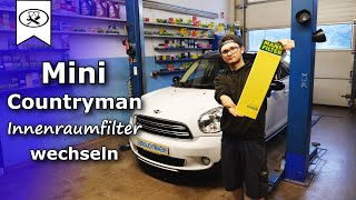 Mini Countryman Innenraumfilter wechseln  change cabin filter  VitjaWolf  Tutorial  HD [upl. by Ervin103]