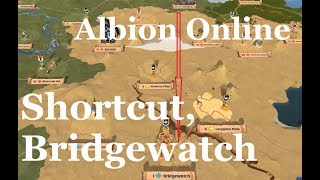 Albion Online  Caerleon to Bridgewatch fast almost safely [upl. by Aerdnael]