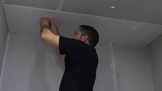 PVC Ceiling Panels  Cladding Installation [upl. by Annert448]