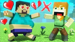 Alex and Steve LOVE STORY  Minecraft Animation Life of Alex amp Steve [upl. by Nnyw]