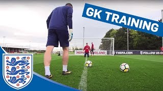 Four Keeper Drill Crosses amp More at Goalkeeper Training  Inside Training [upl. by Haggai]