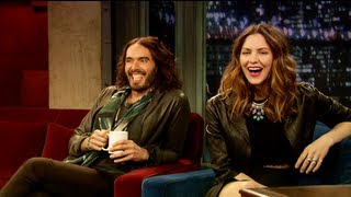 Katharine McPhee Meets Russell Brand Late Night with Jimmy Fallon [upl. by Hayden]