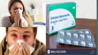 Cetirizine hydroclhoride 10mg tablets uses and side effects [upl. by Ahsenauj131]