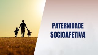 Paternidade socioafetiva [upl. by Llemaj]