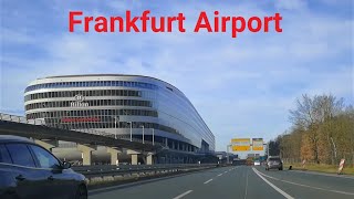 🇩🇪 Driving to Frankfurt Airport  Terminal 1 Parking [upl. by Engel208]