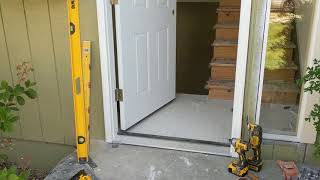 Jeld Wen Front Door Installation  Really crappy products and craftsmanship PART 1 [upl. by Kirshbaum]