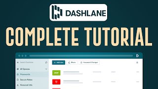 How To Use Dashlane  Simple Tutorial 2025 [upl. by Ahsakal]