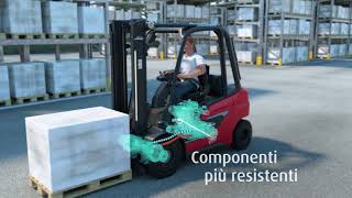 Carrelli Elevatori Diesel  Linde Material Handling Italia  Highlights [upl. by Eimme]