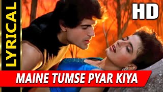 Maine Tumse Pyar Kiya With Lyrics  Kumar Sanu Sadhana Sargam Aulad Ke Dushman 1993 Songs  Armaan [upl. by Ytissahc540]