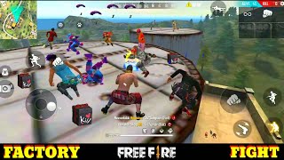 Garena free fire factory king  ff fist fight on factory roof  factory challenge gameplay  video t [upl. by Ymirej]