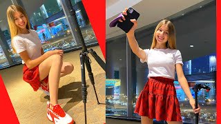 Shorts video 53s  In a shopping centre Mari Kruchkova [upl. by Nilauqcaj]