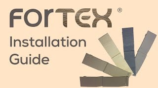 HOW TO Install Fortex External Cladding [upl. by Ellie116]