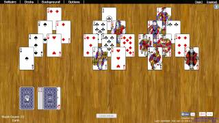 Tri Peaks Solitaire  How to Play [upl. by Notxap]