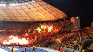 Hertha BSC Berlin  SG Dynamo Dresden DFBPokal 2019 Support Gäste [upl. by Adnuhs110]