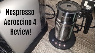 Nespresso Aeroccino 4 Milk Frother Review  Worth upgrading from the Aeroccino 3 [upl. by Yonita]