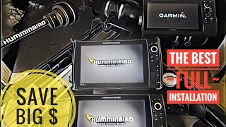 The ULTIMATE SETUP Garmin LiveScope amp Humminbird Mega 360 quotIsolated Lithium Powerquot Installation [upl. by Idnic819]