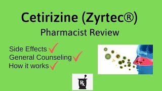 Cetirizine Zyrtec  Cetirizine Side Effects How it Works General Counseling [upl. by Aaronson56]