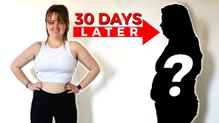 My sister transformed her body in 90 days This is her 30 days later [upl. by Scevo]