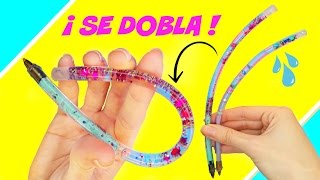 DIY Cómo hacer un BOLÍGRAFO LÍQUIDO FLEXIBLE [upl. by Ys]