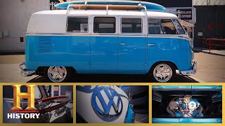 Counting Cars UNBELIEVABLE CLASSIC 60 VW BUS Season 9  History [upl. by Htur]