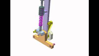 Spring toggle mechanism 2 [upl. by Zenger]