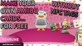 HOW TO MAKE YOUR OWN AMIIBOSCARDS ANIMAL CROSSING NEW HORIZONS UPDATED [upl. by Colson]