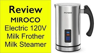 Review Miroco Milk Frother  How to make froth milk at home [upl. by Pepper]